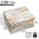 Gift folding box, packaging, “Present”, 31.2 x 25.6 x 16.1 cm cm