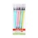 Gel handle with erased ink 0.5 mm, blue rod, body with a mix