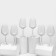 A set of glass glasses for the wine "Giselle", 455 ml, 6 pcs