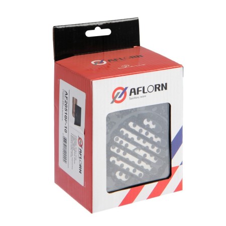 Gag Aflorn AF20510F-10, 100x100 mm, horizontal, brass, black-4
