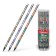 Chernographic pencil with Erichkrause "Flower", HB, Grifel D = 2.2 mm, plastic, three -sided in a tube, mix
