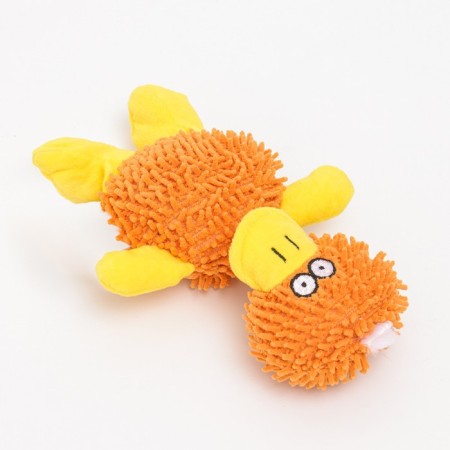 Textile toy "Space duckling", 32 x 19 cm, brown-1