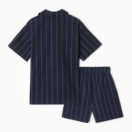 A suit for a boy (shirt, shorts) KAFTAN, R.36 (134-140). blue-9