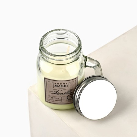 Ароматическая свеча «Vanilla», аромат ваниль, 7 х 8,5 х 5 см.-1