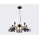 Ambrella Light Traditional, 5x40W E27 chandelier, Black gold color