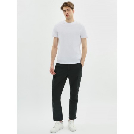 Sports male trousers, size 56, dark green color