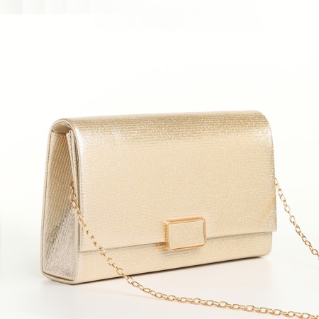 Female bag on a magnet, gold color-2