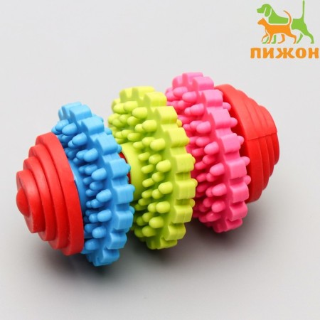 Little toy "gears" (with rotating rings), TPR, 7.5 cm