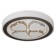 Chase with DPD "Amur" LED 160W 3000-6000K brown-white 52x52x8.5 cm Bayerlux