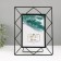 Photo frame Metal in 1 photo 13x18 cm "Loft. Triangles" black 20.5x1x25 cm