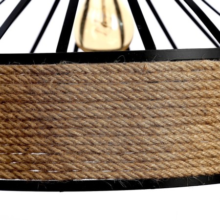 Bayerlux suspension lamp Bayerlux "Düssel" 1x40W E27 Black 40x40x112 cm-5