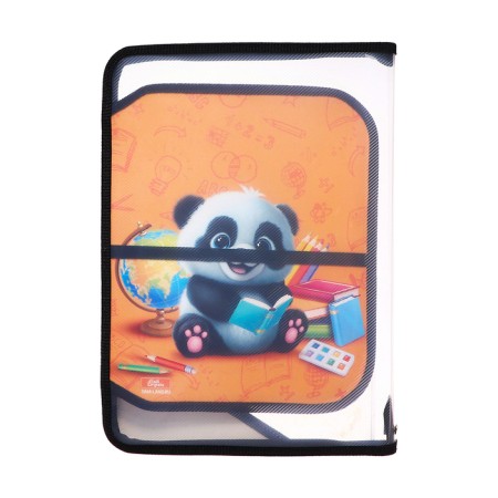 Labor folder A4, 325 x 230 x 25 mm, lightning around, folding bar, plastic, PTR-1, calligrata "Panda"-8