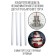 A set of dowry sticks for confectionery products, 8 pcs, d = 0.9 cm, 30 cm
