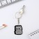 Acrylic key a keychain “I am harmful”, 7 x 12.5 cm