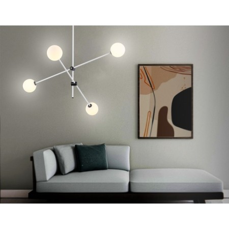 Suspended Ambrella Light, Modern, TR2505, 4XG9, white, black color-5