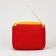 Tarmosumka with a zipper, 10 l, yellow/red color