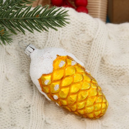Christmas tree toy "Cedar bump" h-9 cm mix