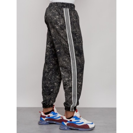 Joggers male, size 54, black color-9