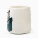 Ceramic mug with a lid and a spoon "Dream", 450 ml, beige color