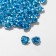 Busina "Rosochka", set 50 pcs., 6 mm, blue color