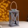 Kashpo wooden "Lantern. Provence" 17x17x31 cm graphite