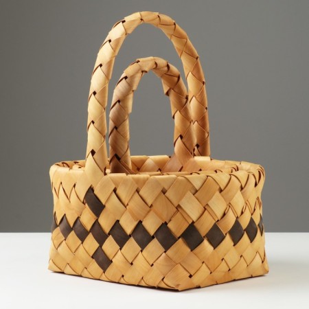 Set of wicker baskets, 26x23xh13/30 cm, 20x17xh12/23 cm, 2 pcs, sequoia-1