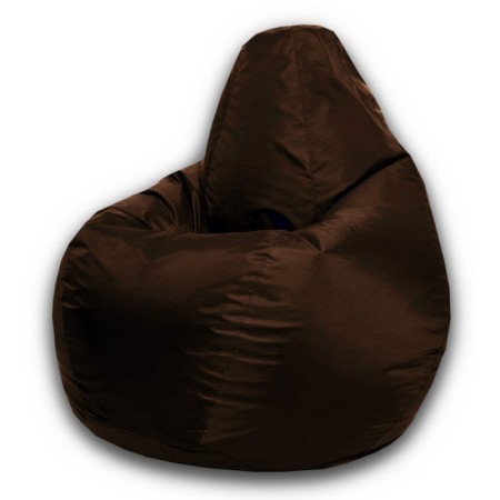 The hand-bag “pear” is positive, size m, diameter 70 cm, height 90 cm, oxford, brown color