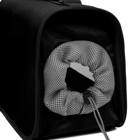 Bag-carrier with a window for a muzzle, 42 x 21 x 25 cm, black-3