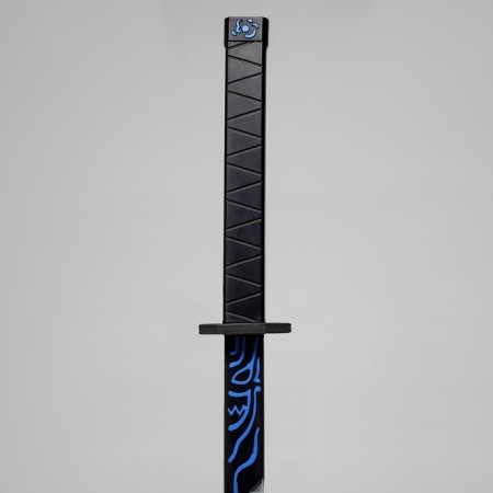 Souvenir weapon "Katana Seven" 105 cm, embossed blade, black handle, polystyrene foam-2