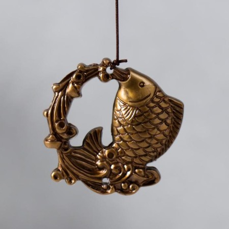 Wind Music Metal "Carp" mix 7 bells 46 cm-3