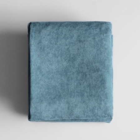 Set of curtains "Tina", size 2x200x270 cm, blue color-3