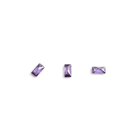 Crystals for volumetric inlay TNL "Baget", No. 4, purple, 10 pcs