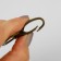 Metal carbine, 45 × 38 mm / 32 × 2.7 mm, 10 pcs, bronze color