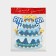 Decorative decoration (suspension) "Happy Birthday" 42x26 cm, col. blue