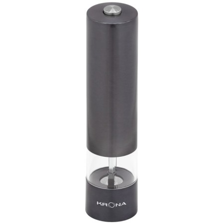 Electric Mill Krona Salz Pfeffer Graphite, Metal, from batteries, gray-3