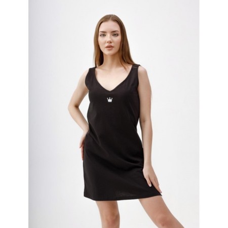 Night shirt female "crown", size 56, color black-3