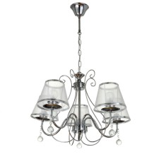 Chandelier 2425/5 E27 40W chrome 52x52x32-60 cm Bayerlux