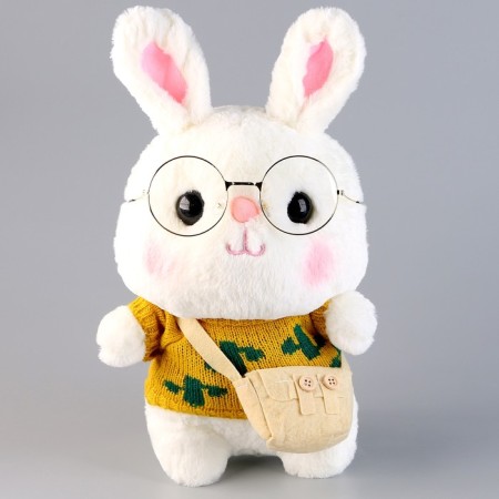 Soft toy "Bunny" in a blouse, 25 cm, color mix-13