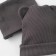 Kinderlitto Piccolino Kinderlitto kit, 2 items: hat, snood, age 2-3 years, color graphite
