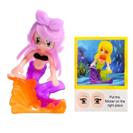 Plastic designer "Mermaid", 6 parts, mix-2