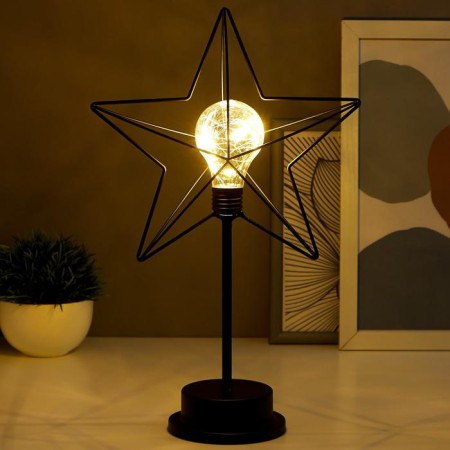 Nightlight 16128/1 LED from batteries 3haa black 11x22x36.5 cm Risalux-2