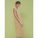 Female dress, size 48, sandy color