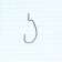 Hooks Volzhanka Worm Hook No. 4, 10 pcs