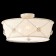 Ceiling light MayToni ARM369-03-G, 3HE27, 40W, 45x45x23 cm, white color