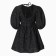 Women's dress with a neckline on the back MIST, p. L, black
