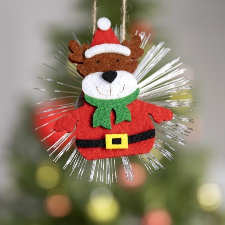 Light suspension "Deer" 10 cm, batteries Lr44x3, glow of multi-1