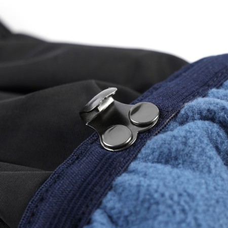 Gamashi protective, tourist "hunter" with a lodge from fleece, black-3
