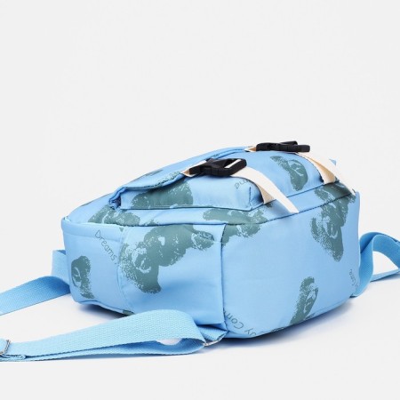 Baby backpack on lightning, blue color-2