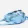 Baby backpack on lightning, blue color