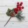 Decor "Winter Dreams" berries and bumps, 20 cm